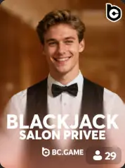 Blackjack Salon Privee BC Game Gabon game cover