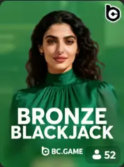 Bronze Blackjack BC Game Gabon game cover