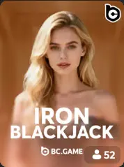 Iron Blackjack BC Game Gabon game cover