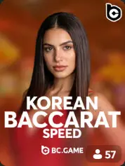 Korean Baccarat Speed BC Game Gabon game cover
