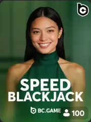 Speed Blackjack BC Game Gabon game cover