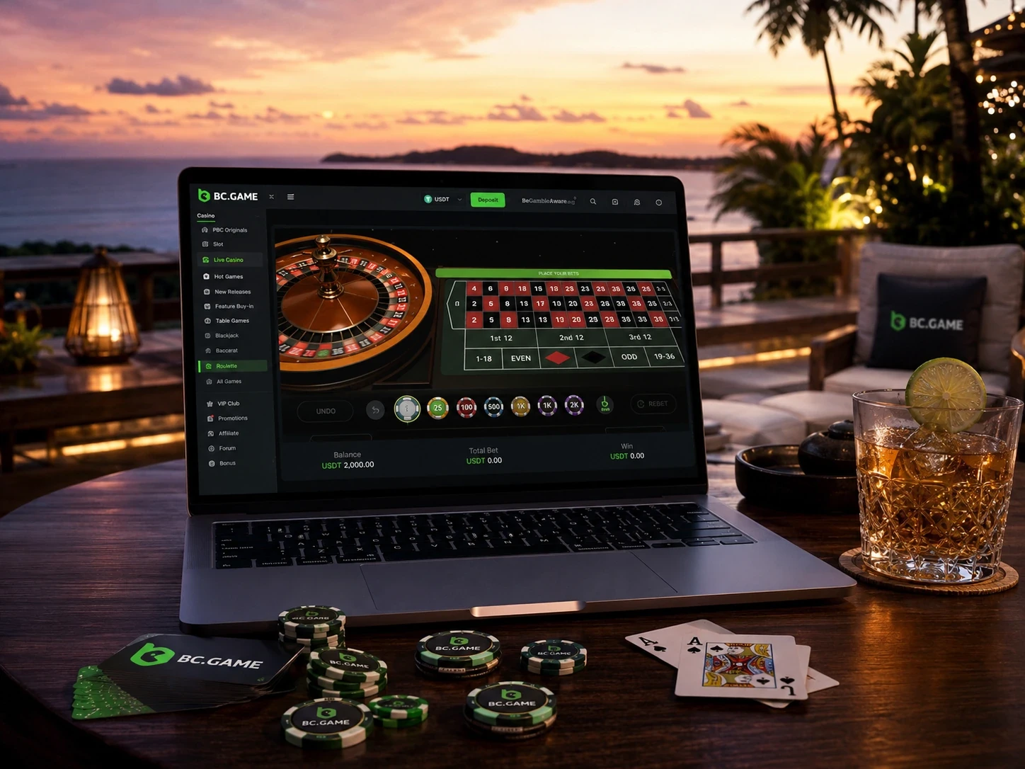 Live Casino BC Game Gabon